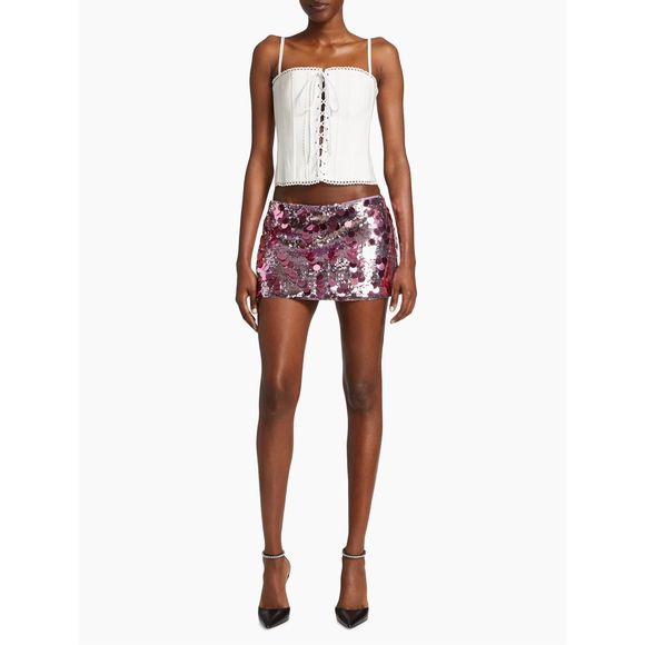 GUIZIO Sequined Miniskirt - Picture 1 of 12